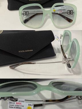 Dolce & Gabbana Mint Green Women's Fashion Sunglasses
